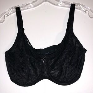 Black Chantelle Full Coverage Bra 32F / 32DDDD